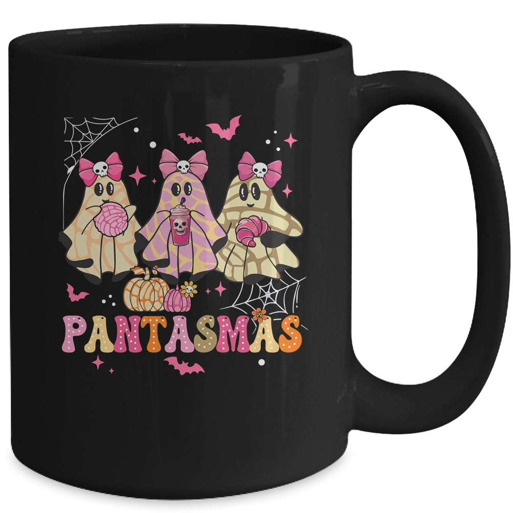 Pantasmas Ghost Funny Spooky Conchas Mexican Halloween Ghost Mug | siriusteestore