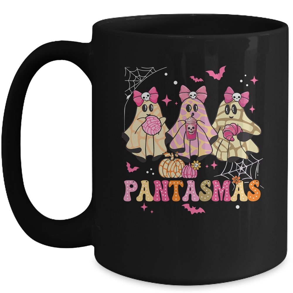 Pantasmas Ghost Funny Spooky Conchas Mexican Halloween Ghost Mug | siriusteestore