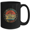 Pap Like A Grandpa Only Cooler Retro Funny Dad Fathers Day Mug | siriusteestore