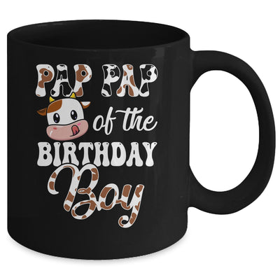 Pap Pap Of The Birthday Boy Cow Farm 1st Birthday Boy Mug | siriusteestore
