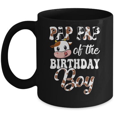 Pap Pap Of The Birthday Boy Cow Farm 1st Birthday Boy Mug | siriusteestore