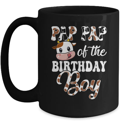 Pap Pap Of The Birthday Boy Cow Farm 1st Birthday Boy Mug | siriusteestore