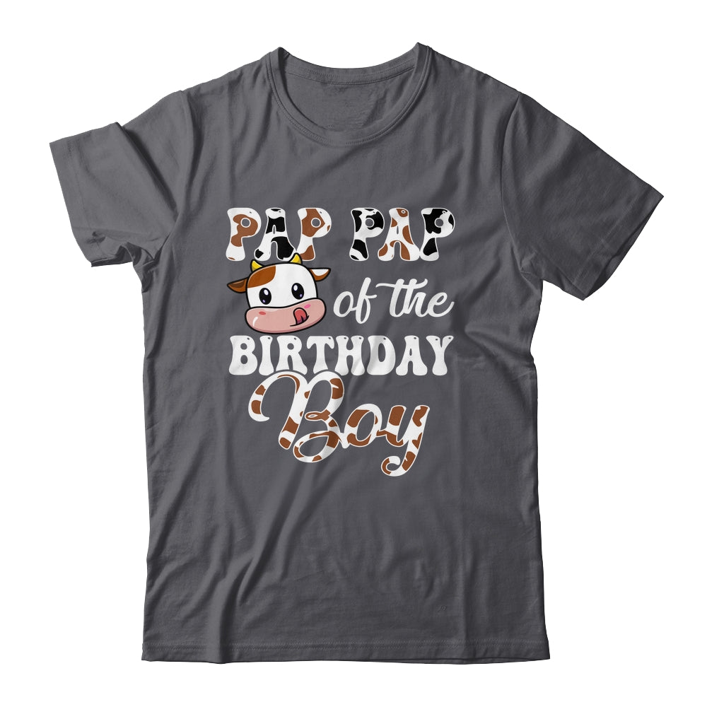 Pap Pap Of The Birthday Boy Cow Farm 1st Birthday Boy Shirt & Hoodie | siriusteestore