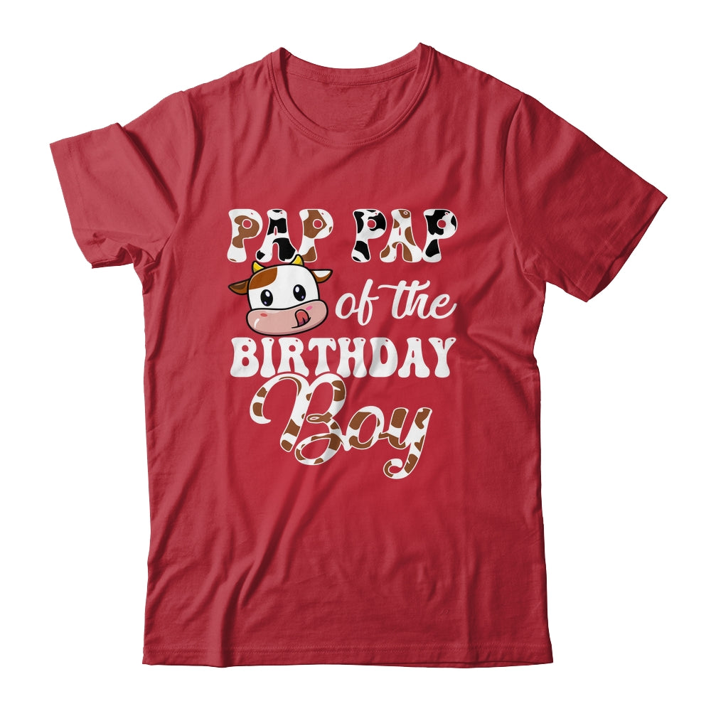 Pap Pap Of The Birthday Boy Cow Farm 1st Birthday Boy Shirt & Hoodie | siriusteestore