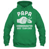 Papa And Granddaughter Best Team Ever Papa Fathers Day Shirt & Hoodie | siriusteestore