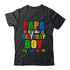 Papa Birthday Boy Master Builder Building Bricks Blocks Shirt & Hoodie | siriusteestore