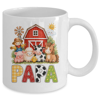 Papa Farm Cow 1St Birthday Girl Boy Matching Family Mug | siriusteestore