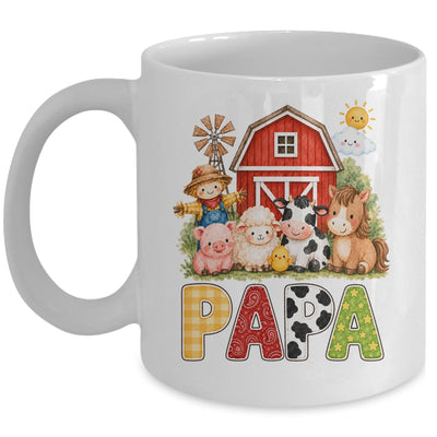 Papa Farm Cow 1St Birthday Girl Boy Matching Family Mug | siriusteestore