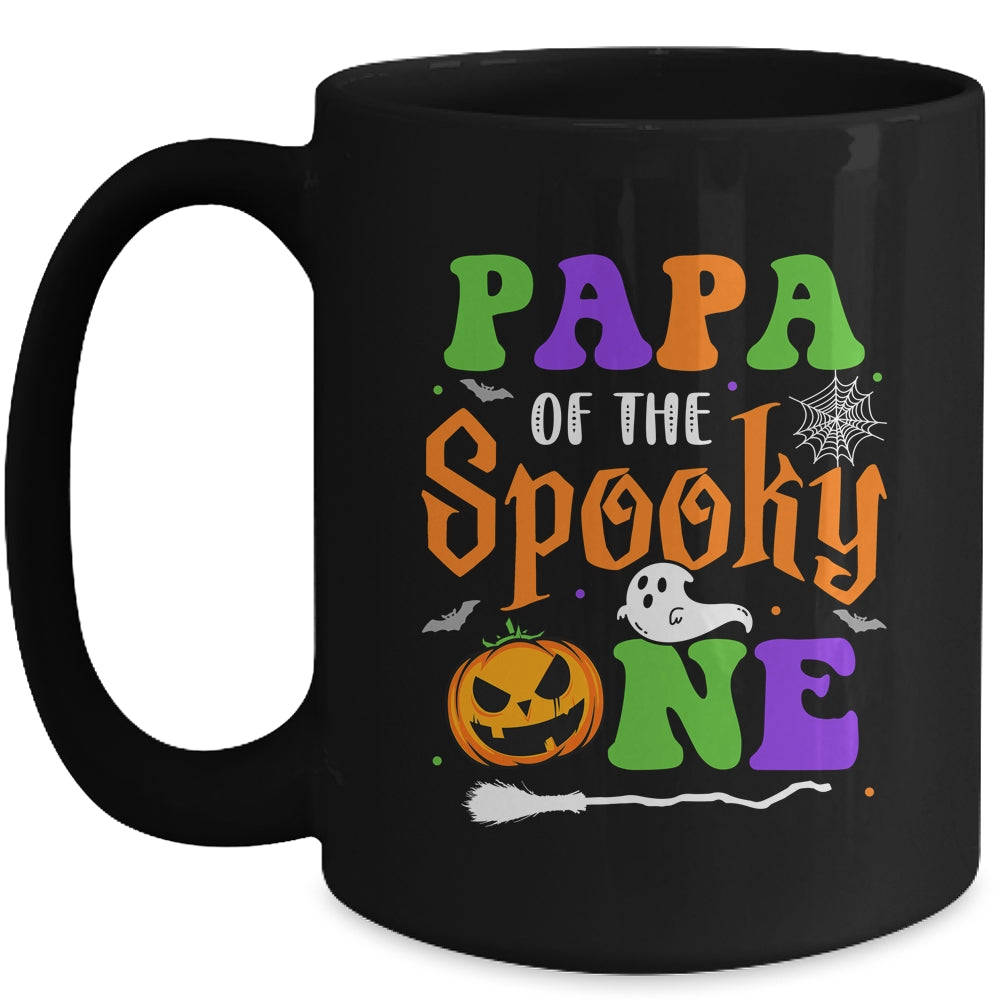 Papa Halloween 1st Birthday Boy Matching Family Spooky One Mug | siriusteestore