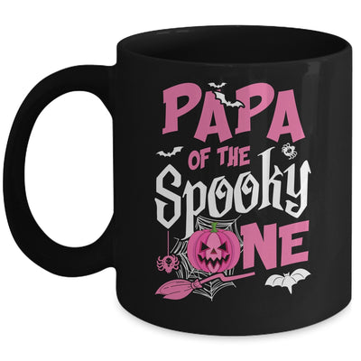 Papa Halloween 1st Birthday Girl Matching Family Spooky One Mug | siriusteestore
