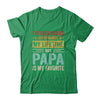 Papa Is My Favorite Name Funny Father's Day Papa Shirt & Hoodie | siriusteestore