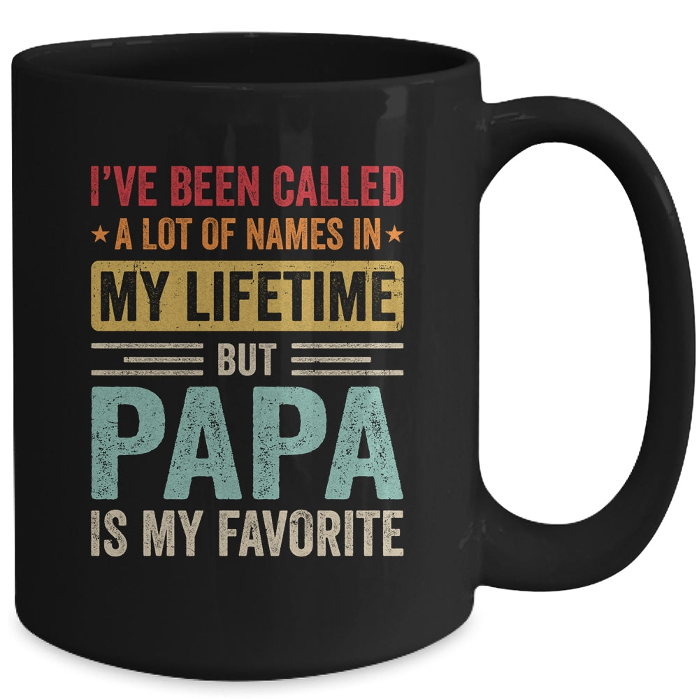 Papa Is My Favorite Name Funny Father's Day Papa Mug | siriusteestore