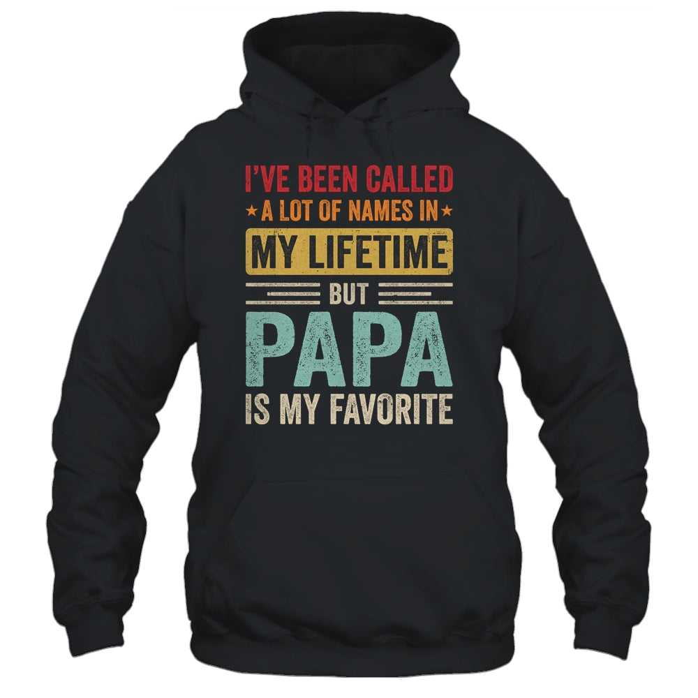Papa Is My Favorite Name Funny Father's Day Papa Shirt & Hoodie | siriusteestore