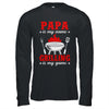 Papa Is My Name Grilling Is My Game Funny Smoker Dad Papa Shirt & Hoodie | siriusteestore
