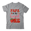 Papa Of Sweet One Strawberry Frist 1st Birthday Girl Shirt & Hoodie | siriusteestore
