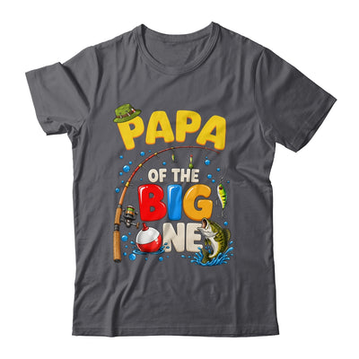 Papa Of The Big One Fishing Birthday Boy Family Party Shirt & Hoodie | siriusteestore