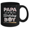 Papa Of The Birthday Boy Baseball Matching Family Party Mug | siriusteestore