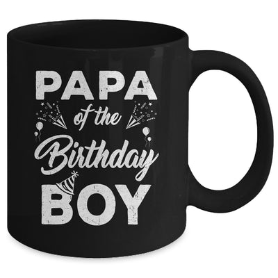 Papa Of The Birthday Boy Matching Family Party 1st Birthday Mug | siriusteestore