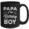 Papa Of The Birthday Boy Matching Family Party 1st Birthday Mug | siriusteestore