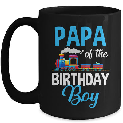 Papa Of The Birthday Boy Railroad Train Theme Lover Mug | siriusteestore