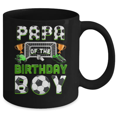 Papa Of The Birthday Boy Soccer Family Matching Party Mug | siriusteestore