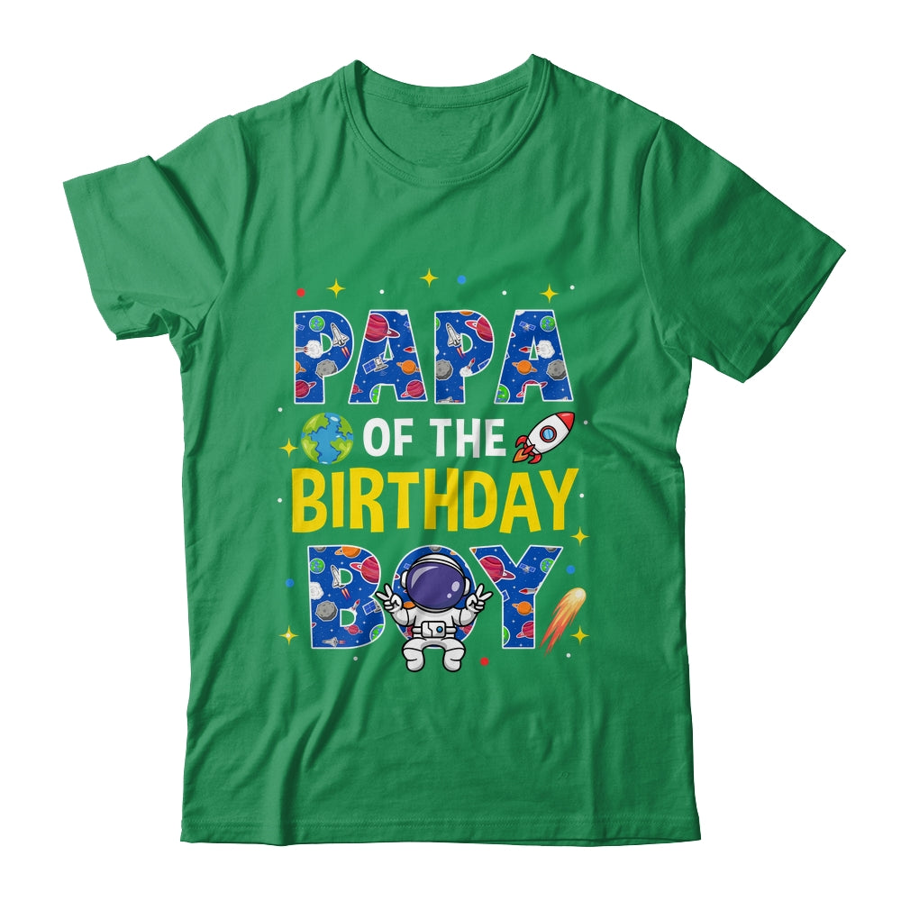 Papa Of The Birthday Boy Space Astronaut Family Birthday Shirt & Hoodie | siriusteestore