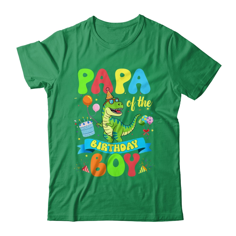 Papa Of The Birthday Boy TRex Dinosaur Birthday Family Shirt & Hoodie | siriusteestore