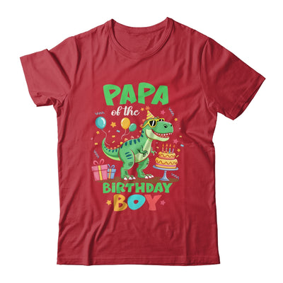 Papa Of The Birthday Boy T Rex Dinosaur Family Party Shirt & Hoodie | siriusteestore