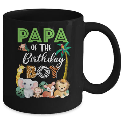 Papa Of The Birthday Boy Wild Zoo Theme Safari Party Mug | siriusteestore