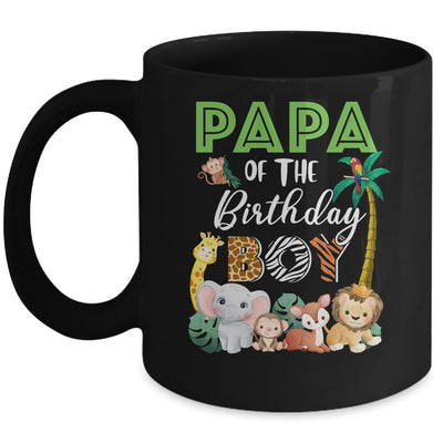 Papa Of The Birthday Boy Wild Zoo Theme Safari Party Mug | siriusteestore