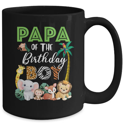 Papa Of The Birthday Boy Wild Zoo Theme Safari Party Mug | siriusteestore