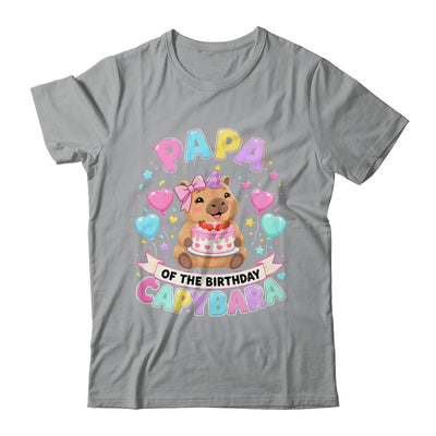 Papa Of The Birthday Capybara Birthday Girl Family Shirt & Hoodie | siriusteestore