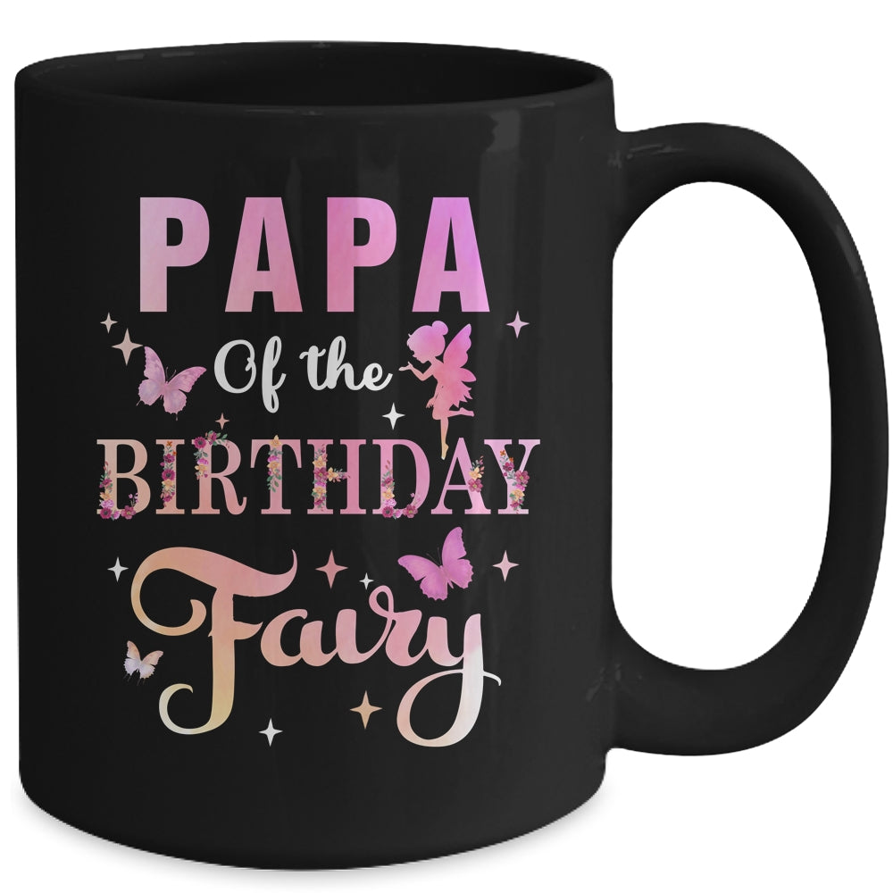 Papa Of The Birthday Fairy Princess Girl Party Decoration Mug | siriusteestore