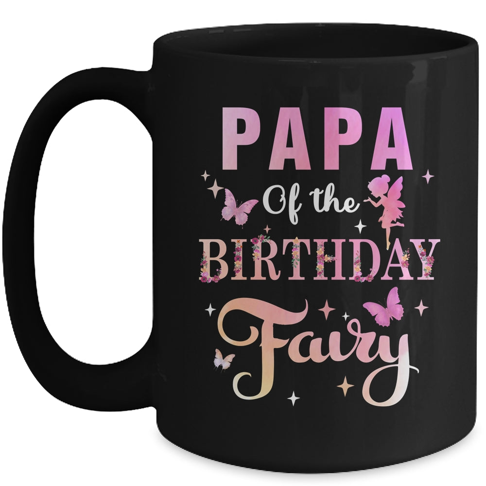 Papa Of The Birthday Fairy Princess Girl Party Decoration Mug | siriusteestore