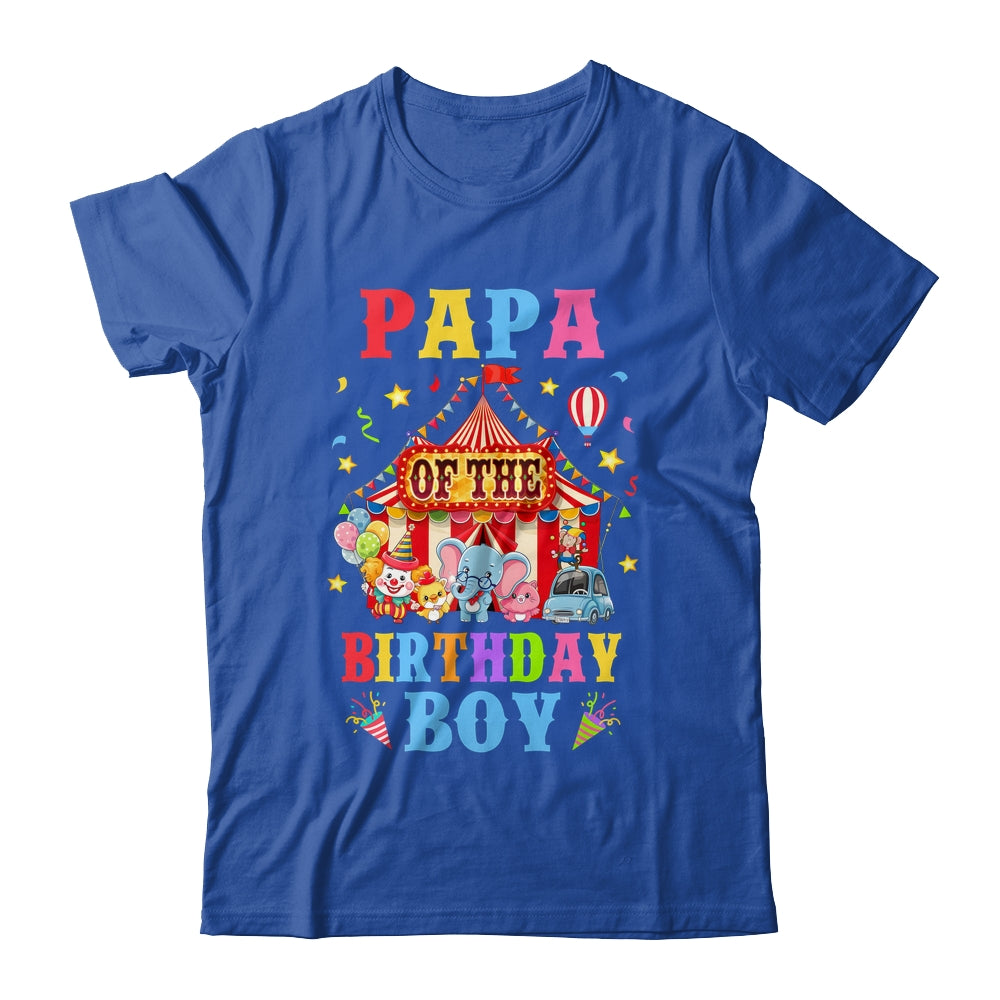 Papa Of The Birthday For Boy Circus Carnival Theme Party Shirt & Hoodie | siriusteestore