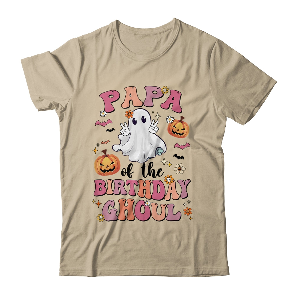 Papa Of The Birthday Ghoul Halloween Bday Boys Girls Ghost Shirt & Hoodie | siriusteestore