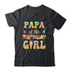 Papa Of The Birthday Girl 1st Ice Cream Party Family Shirt & Hoodie | siriusteestore