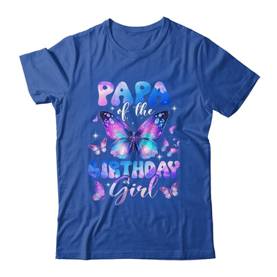 Papa Of The Birthday Girl Butterfly Family Matching Shirt & Hoodie | siriusteestore