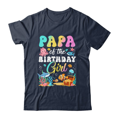 Papa Of The Birthday Girl Sea Fish Ocean Aquarium Shirt & Hoodie | siriusteestore