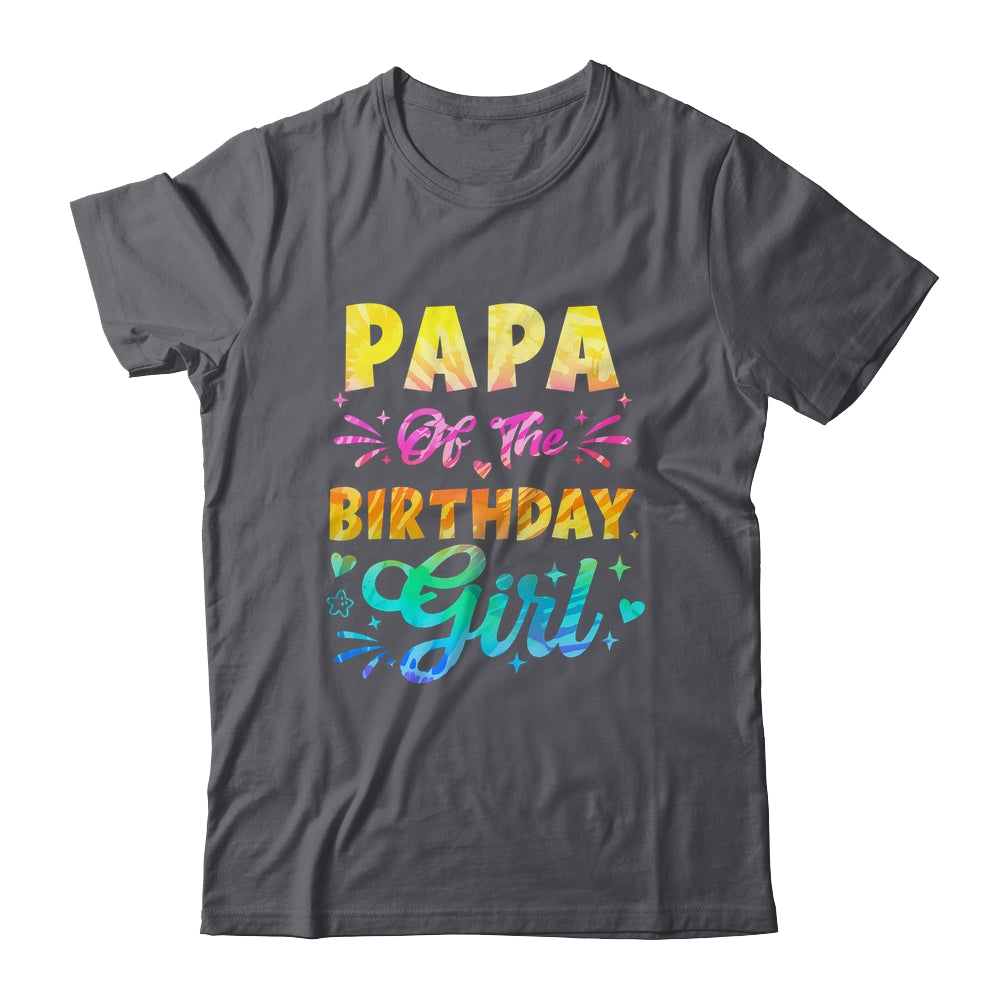 Papa Of The Birthday Girl Tie Dye 1st Birthday Family Shirt & Hoodie | siriusteestore