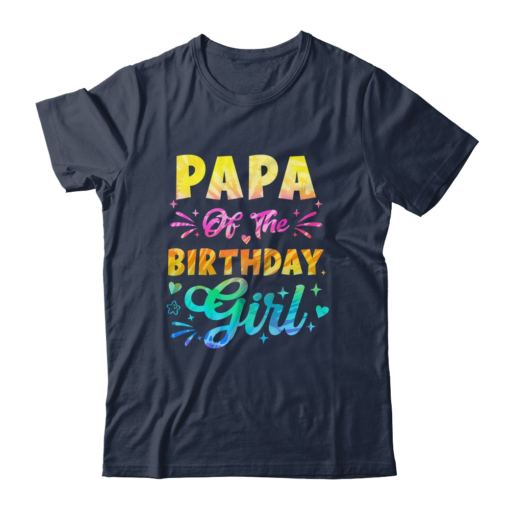 Papa Of The Birthday Girl Tie Dye 1st Birthday Family Shirt & Hoodie | siriusteestore