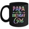 Papa Of The Birthday Girl Tie Dye 1st Birthday Girl Family Mug | siriusteestore