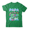 Papa Of The Birthday Mermaid Girl Family Matching Party Shirt & Hoodie | siriusteestore