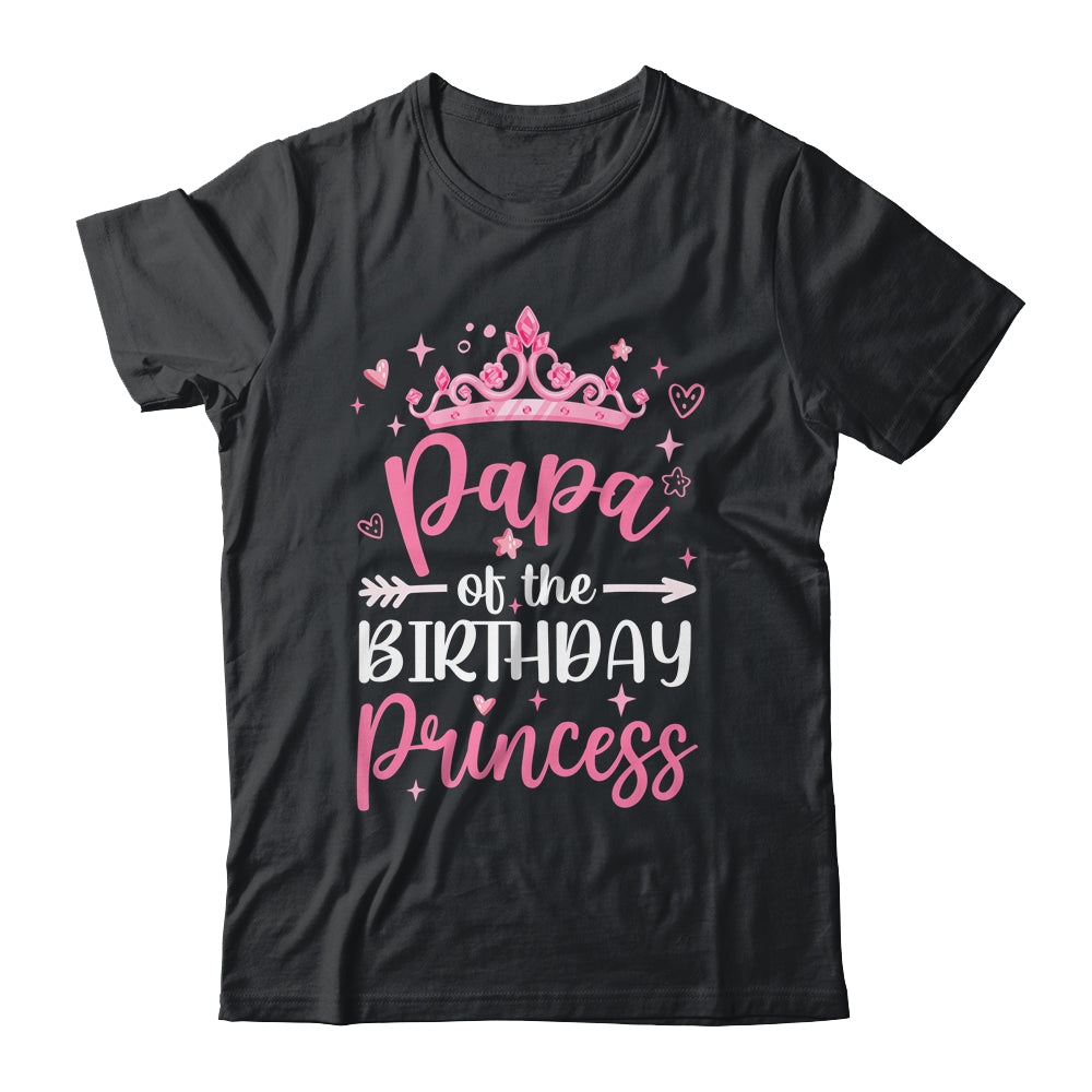 Papa Of The Birthday Princess Birthday Girl Kid Family Shirt & Hoodie | siriusteestore
