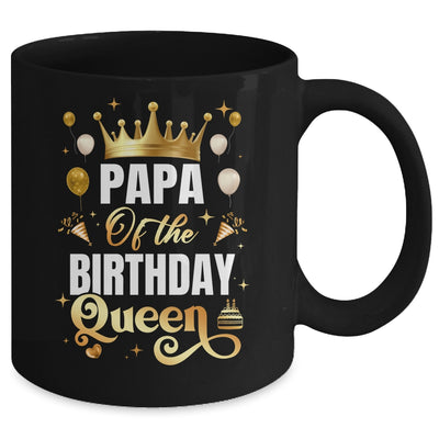 Papa Of The Birthday Queen Funny Matching Birthday Party Mug | siriusteestore