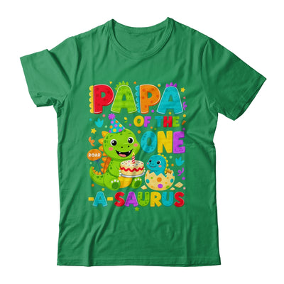 Papa Of The One-A-Saurus 1St Birthday Boy T-Rex Dinosaur Shirt & Hoodie | siriusteestore