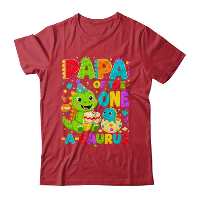 Papa Of The One-A-Saurus 1St Birthday Boy T-Rex Dinosaur Shirt & Hoodie | siriusteestore