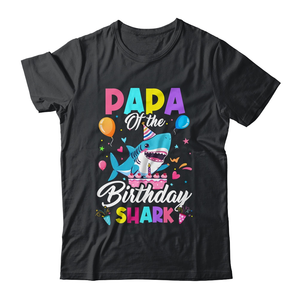 Papa Of The Shark Birthday Boy Girl Party Family Group Shirt & Hoodie | siriusteestore