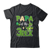 Papa Of The Three Rex Birthday Dinosaur Family Matching Shirt & Hoodie | siriusteestore
