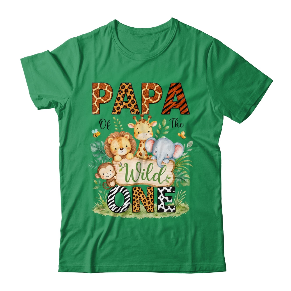 Papa Of The Wild One First Birthday Boy Jungle Safari Shirt & Hoodie | siriusteestore
